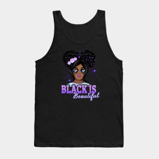 Black is Beautiful, Black Girl Magic, Black Queen, Black Woman, Black History Tank Top